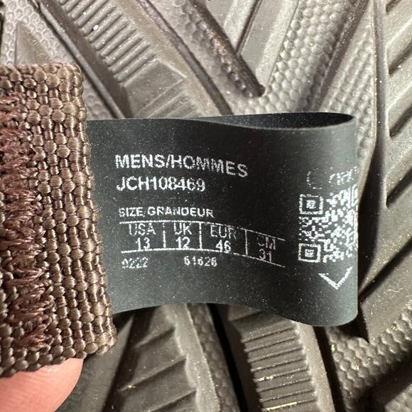 Chaco Chocolate Brown Men's Gorpcore Hiking Water Sandals Size 13 - Picture 4 of 4